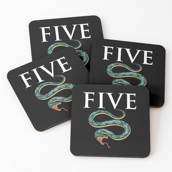Item preview, Five Fifth 5th Birthday Snake Gift designed and sold by TooFlyDesign.