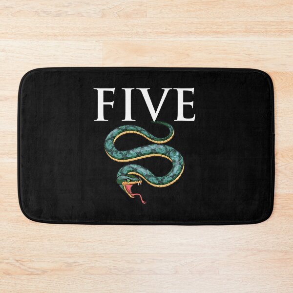 Item preview, Five Fifth 5th Birthday Snake Gift designed and sold by TooFlyDesign.
