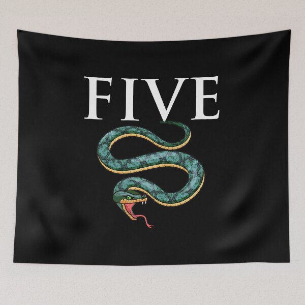 Item preview, Five Fifth 5th Birthday Snake Gift designed and sold by TooFlyDesign.