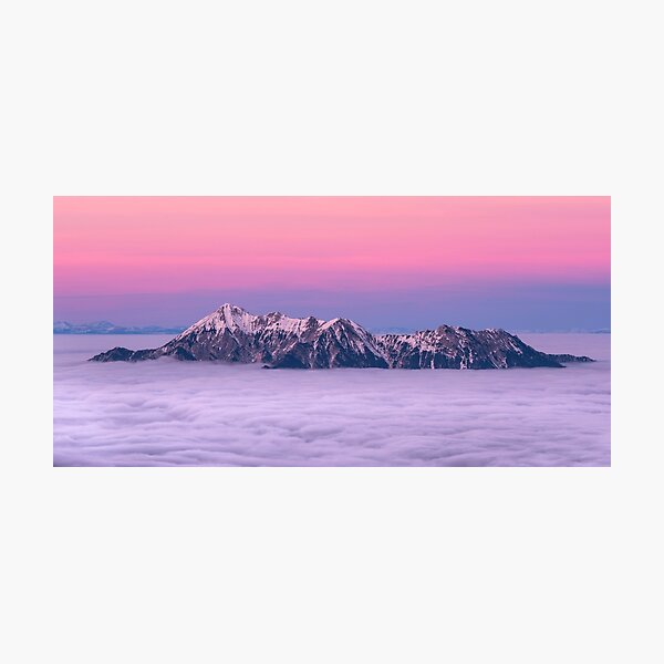 Item preview, Pink Sunset Mountains designed and sold by newburyboutique.