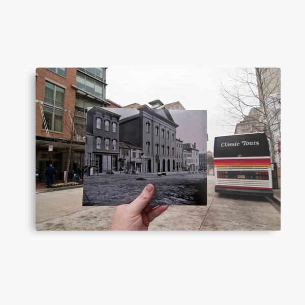 Looking Into the Past: Ford's Theatre, Washington, DC Metal Print