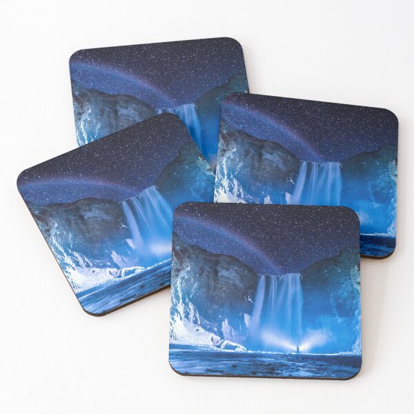 Item preview, Beautiful Iceland Waterfall, Northern Lights designed and sold by newburyboutique.