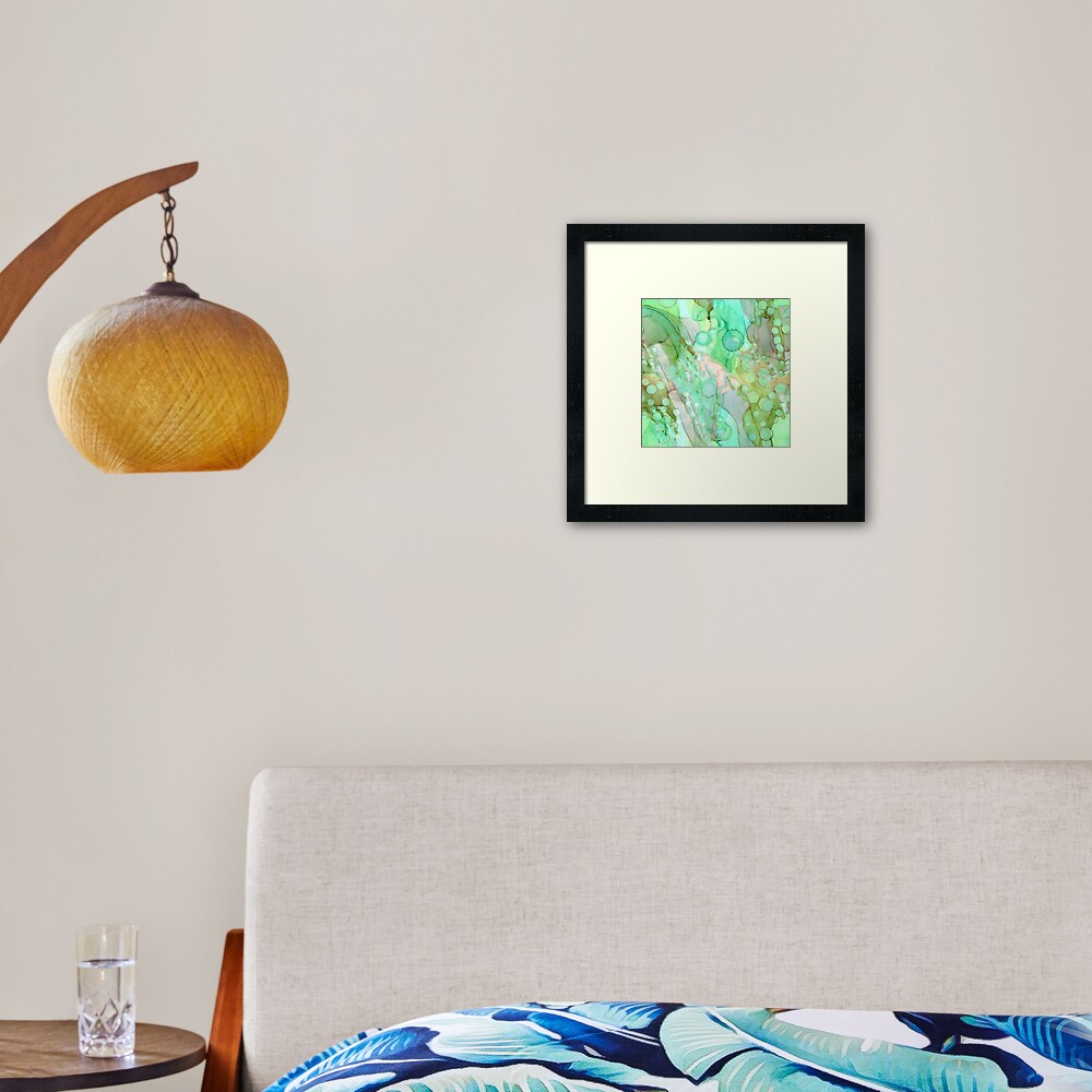 Bubbles Framed Art Print