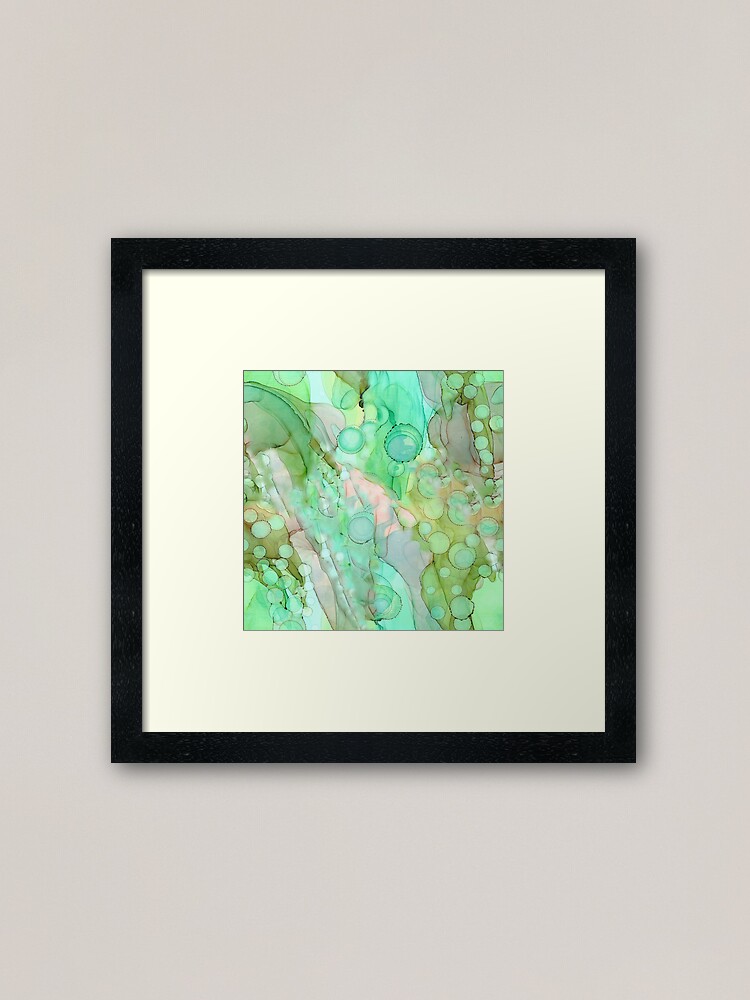 Alternate view of Bubbles Framed Art Print