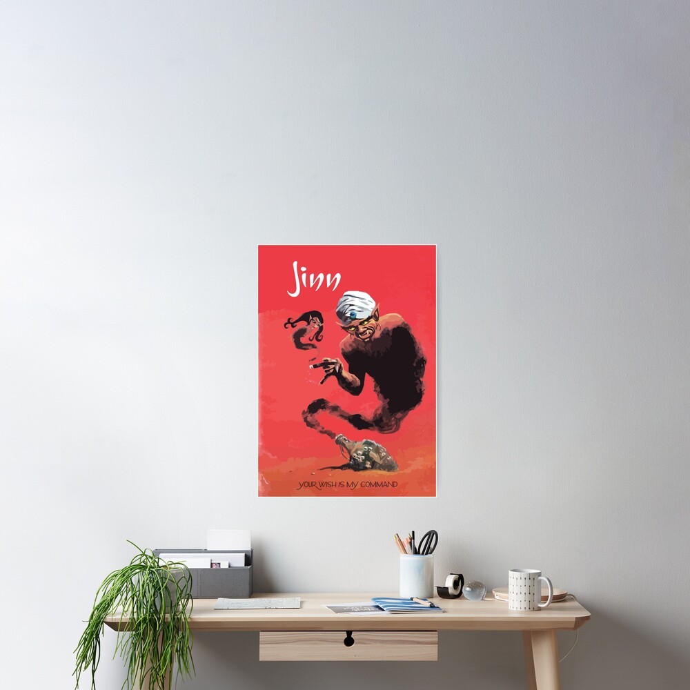 jinn-your-wish-is-my-command-poster-by-dkorves-redbubble