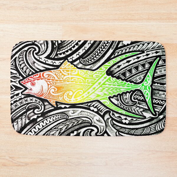 Item preview, RASTA PACIFIC TUNA designed and sold by pacificoceanart.
