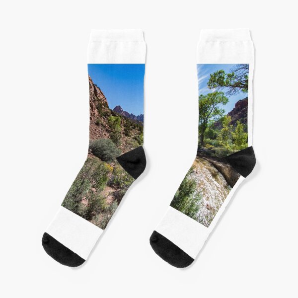 Travel Map Bryce Canyon National Park Utah Socks Mens Womens Casual Socks Custom Creative Crew Socks