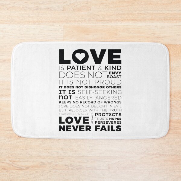 Item preview, 1 Corinthians 13:8 Love Is Patient And Kind Does Not Envy Boast designed and sold by ProjectX23.