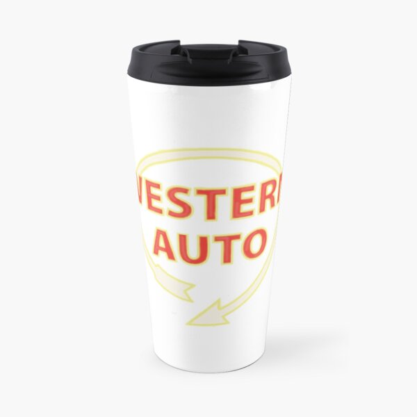 western auto sign-kc Travel Mug