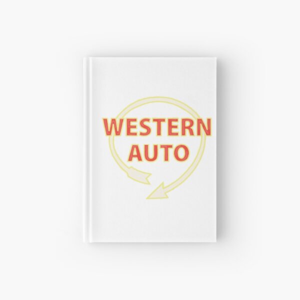 western auto sign-kc Hardcover Journal
