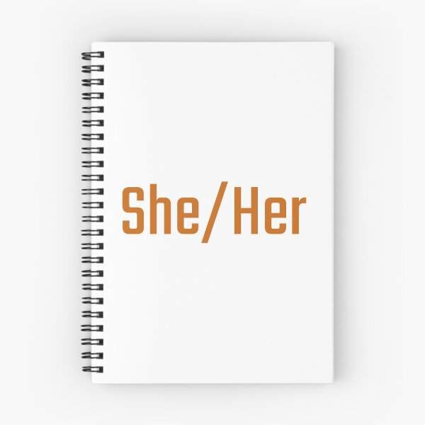 Item preview, She/Her (Orange) designed and sold by figpeep.