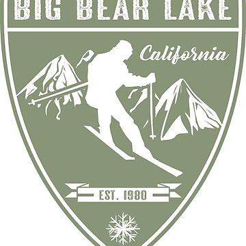 Artwork thumbnail, Ski Big Bear Lake California by Jared Davies