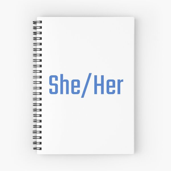 Item preview, She/Her (Blue) designed and sold by figpeep.