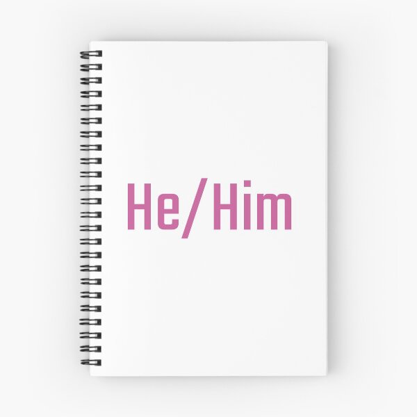 Item preview, He/Him (Pink) designed and sold by figpeep.