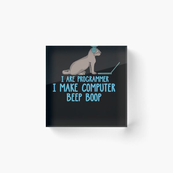 Item preview, I Are Programmer I Cat IT Computer Developer Software designed and sold by phskulmshirt.