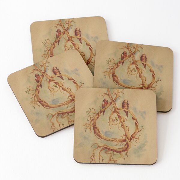 Item preview, Clave de sol Love Birds designed and sold by Barbara Gibbings.