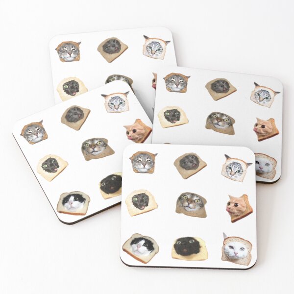Item preview, Cats and bread designed and sold by stickerdesignss.