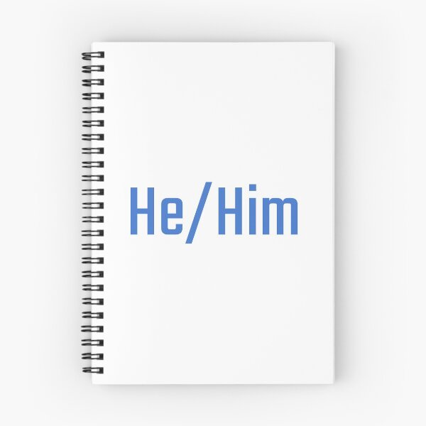 Item preview, He/Him (Blue) designed and sold by figpeep.