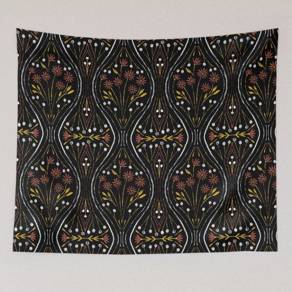 Item preview, Dark damask designed and sold by inkblotcreative.