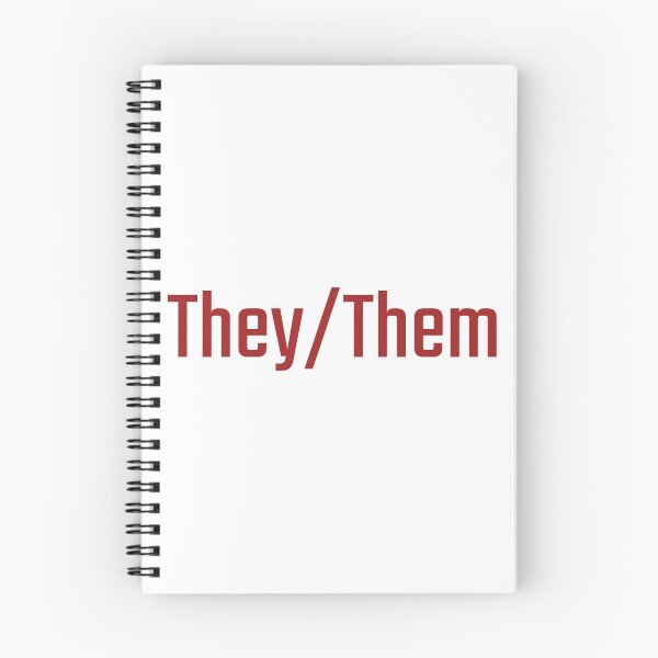 Item preview, They/Them (Red) designed and sold by figpeep.