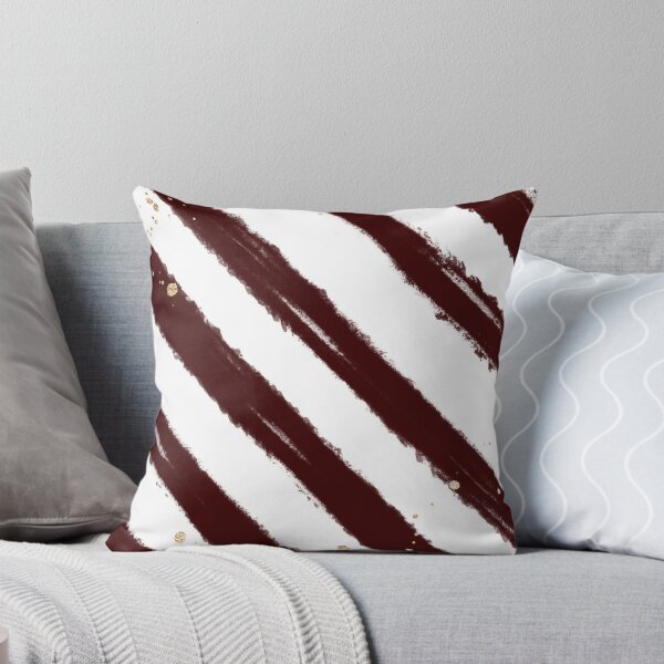 Item preview, Maroon and White Stripes designed and sold by Kari Nichols.