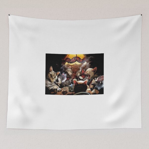 Item preview, Cats Playing Poker Card Game designed and sold by Rowena Jones.