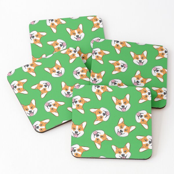 Item preview, Corgi - Pembroke Welsh Corgi Dog Breed - green designed and sold by littlearrow.