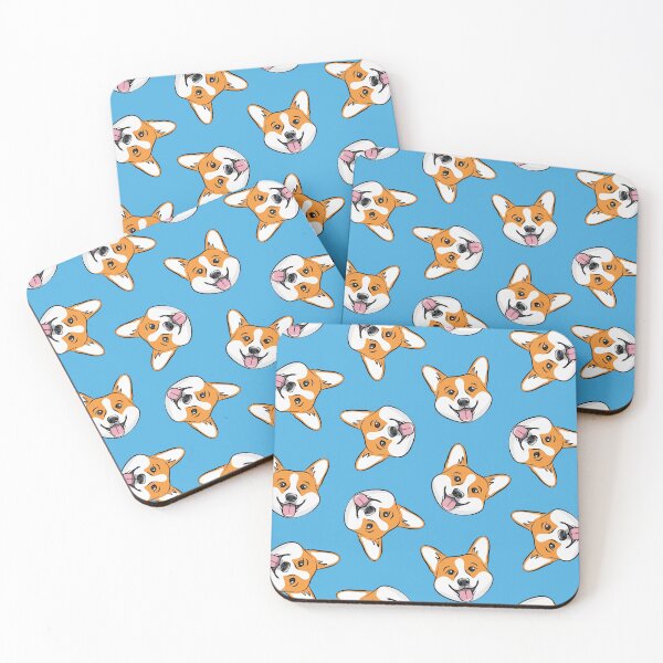 Item preview, Corgi - Pembroke Welsh Corgi Dog Breed - blue designed and sold by littlearrow.