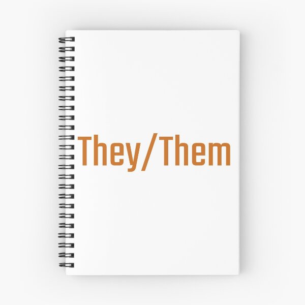 Item preview, They/Them (Orange) designed and sold by figpeep.