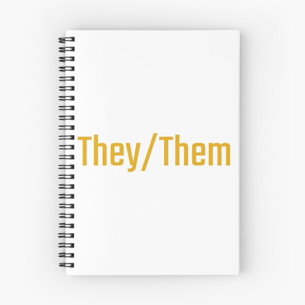 Item preview, They/Them (Yellow) designed and sold by figpeep.