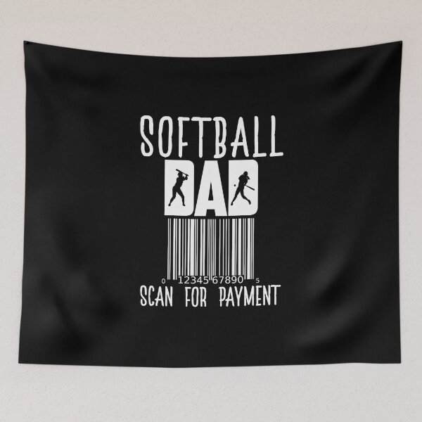 Item preview, Softball Dad Scan For Payment Funny designed and sold by nikkidawn74.