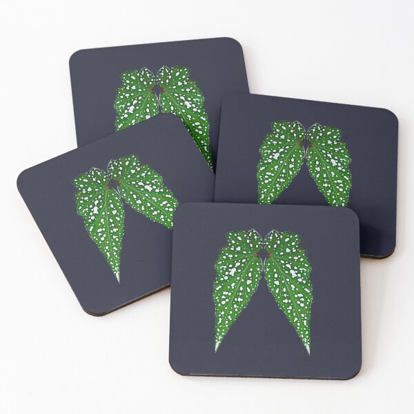 Item preview, Leafy Angel Wings Digital Cartoon On Navy Blue designed and sold by Jason Gilbert.