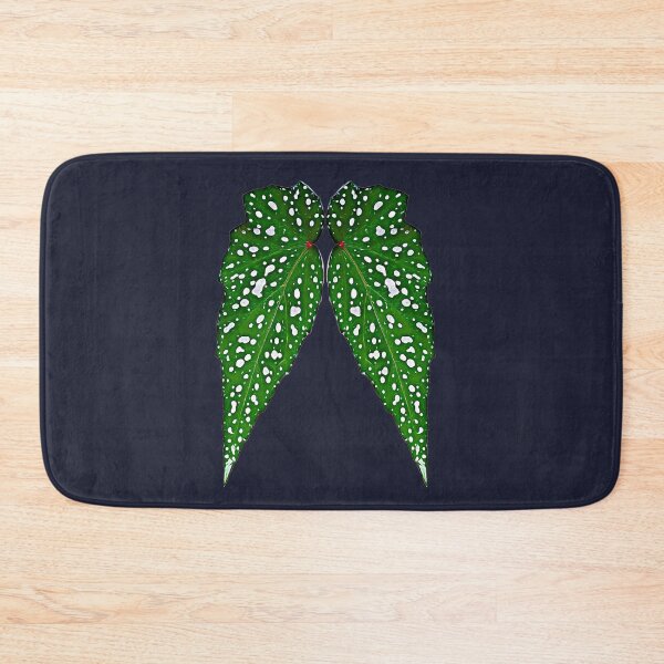 Item preview, Leafy Angel Wings Digital Cartoon On Navy Blue designed and sold by Jason Gilbert.