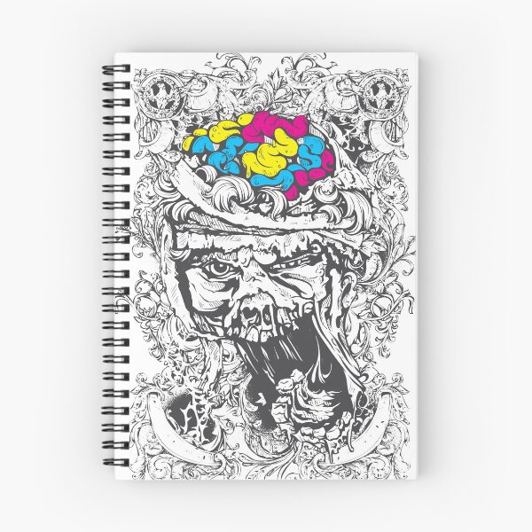 Item preview, Crazy Black Yellow Brain Persian Zombie  designed and sold by aventi24.