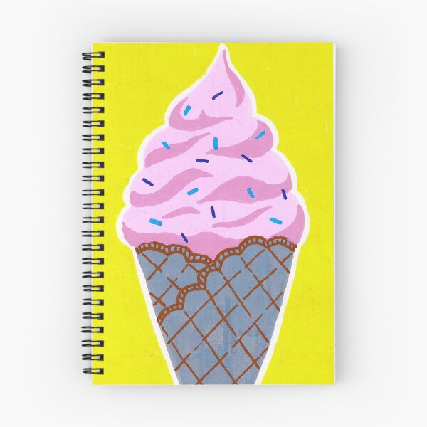 Item preview, Bright Kawaii Illustrated Handdrawn Icecream designed and sold by AlisonSherlock.
