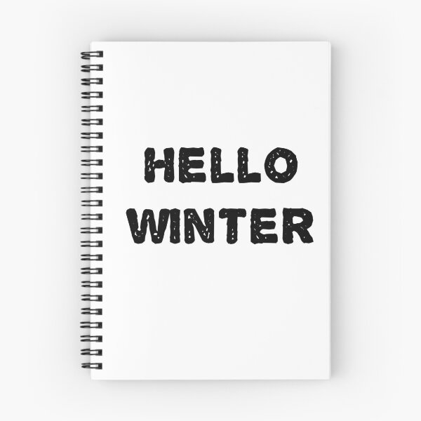 Aperçu de l'œuvre Bonjour l'hiver #redbubble créée et vendue par Santus.