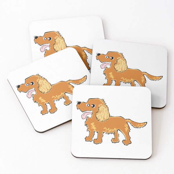 Item preview, Cocker Spaniel - Golden (Full Body) WHITE BG designed and sold by TheChicken.