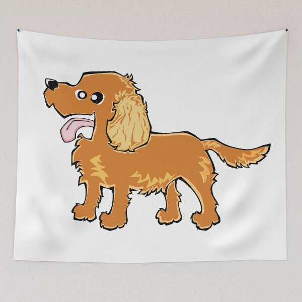 Item preview, Cocker Spaniel - Golden (Full Body) WHITE BG designed and sold by TheChicken.