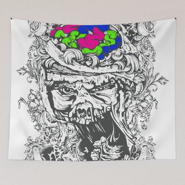 Item preview, Crazy Black Pink Brain Persian Zombie  designed and sold by aventi24.