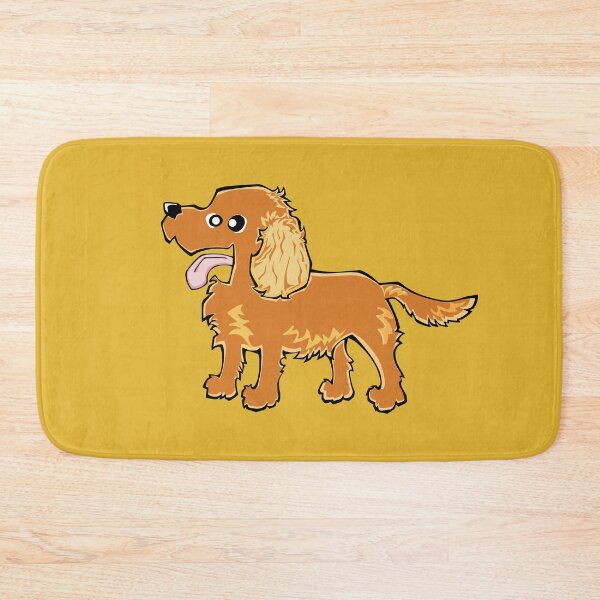 Item preview, Cocker Spaniel - Golden (Full Body) YELLOW BG designed and sold by TheChicken.