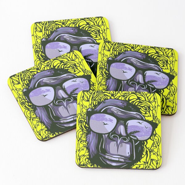 Item preview, Purple Primal Primate Ape On Vacation designed and sold by aventi24.
