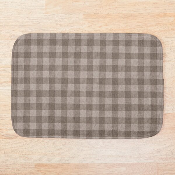 Item preview, Brown and Tan Textured Buffalo Plaid designed and sold by SugarPineDesign.