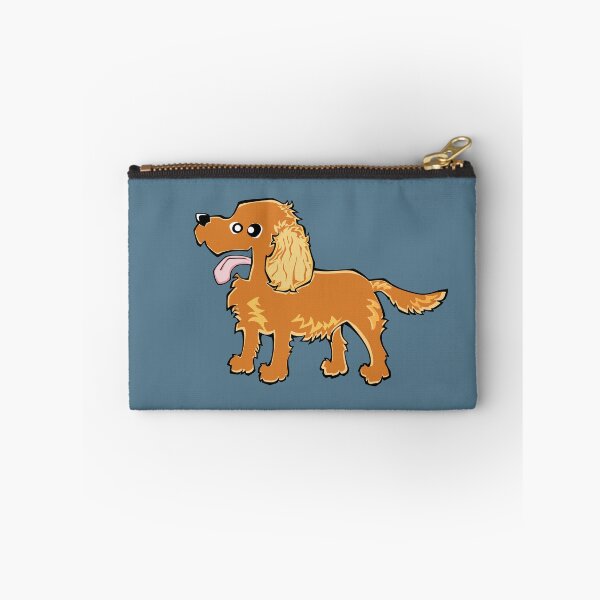 Item preview, Cocker Spaniel - Golden (Full Body) BLUE BG designed and sold by TheChicken.