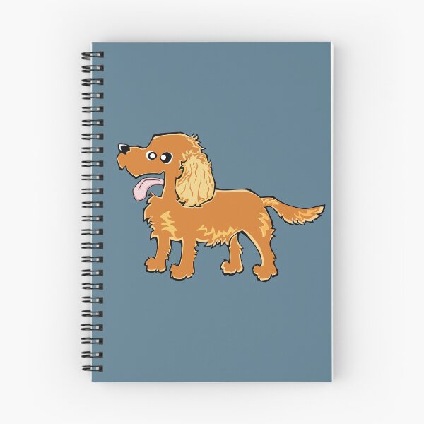 Item preview, Cocker Spaniel - Golden (Full Body) BLUE BG designed and sold by TheChicken.