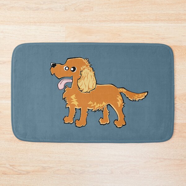 Item preview, Cocker Spaniel - Golden (Full Body) BLUE BG designed and sold by TheChicken.