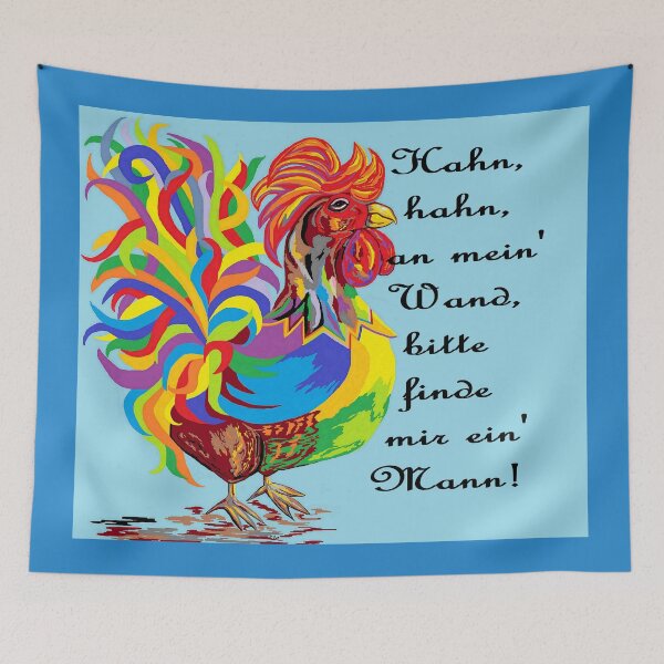 Item preview, German Folklore Roosters and Husbands auf Deutsch designed and sold by EloiseArt.