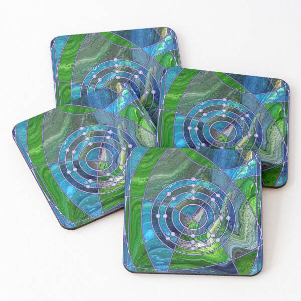 Element 19: Potassium Coasters (Set of 4)