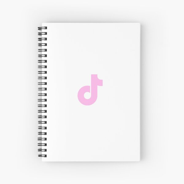 Pink Tiktok Icon Spiral Notebook By Ashlynn Paige Redbubble