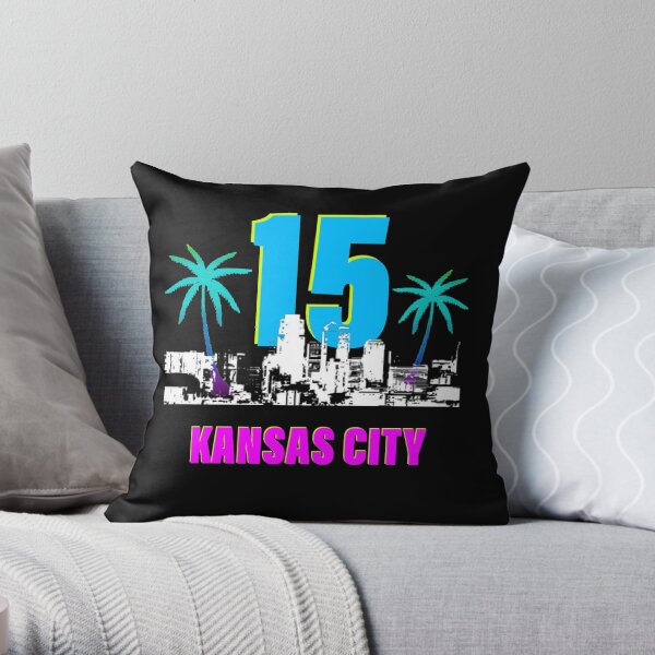 Kansas City to Miami Throw Pillow