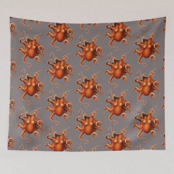 Item preview, Vintage octopus illustration - Polypus levis designed and sold by Flamin' Galah.
